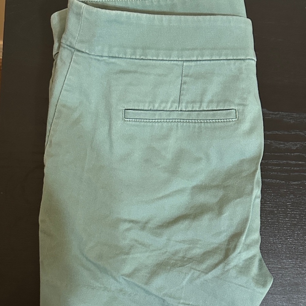 3 PAIR!!! Women's Loft /// Coastal Blue, Green & Mint Cotton Riviera Shorts // - Picture 14 of 15